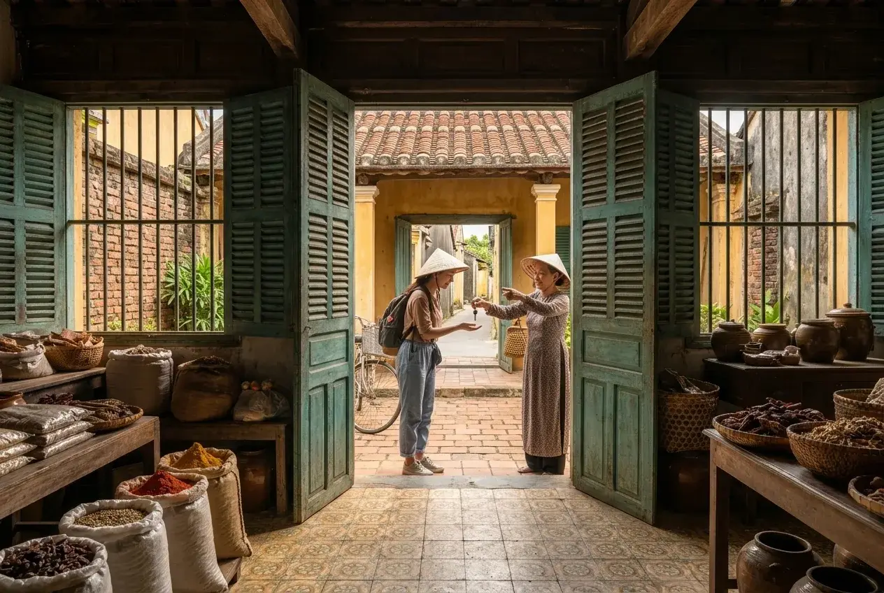 Nhà ở thật, chia sáu phòng cho khách